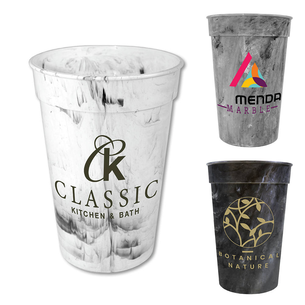 17 oz. Marble Stadium Cup 5