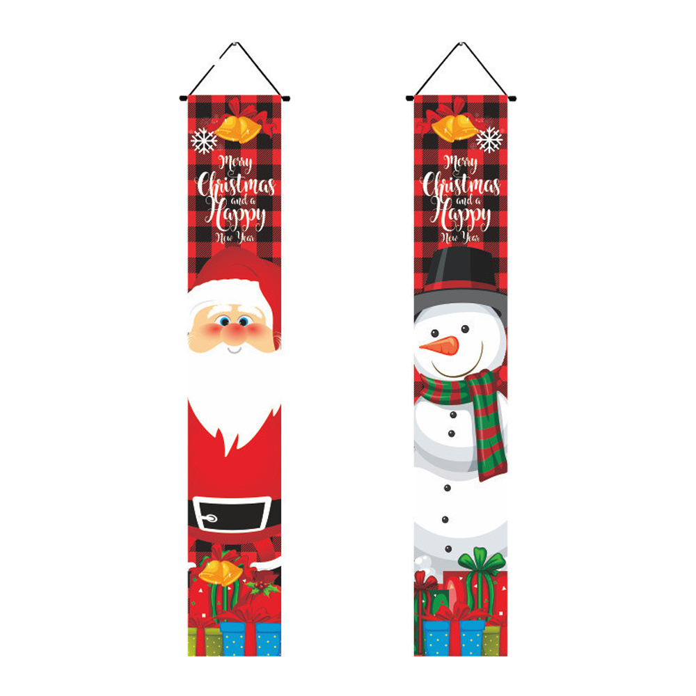 100 D Christmas Couplets Hanging Flags 4