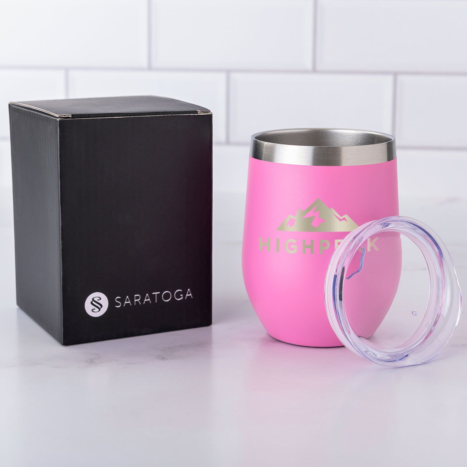 SARATOGA CRUISE STEMLESS BRITE WINE TUMBLER 12 OZ 16