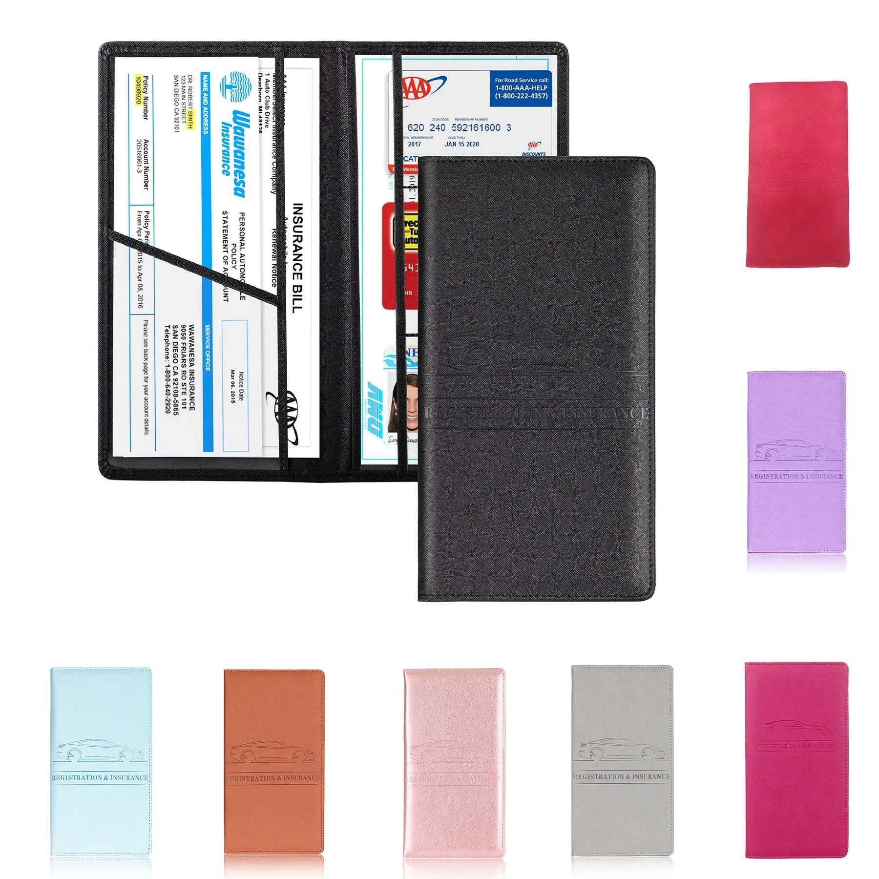 Premium Leather Car Registration 5