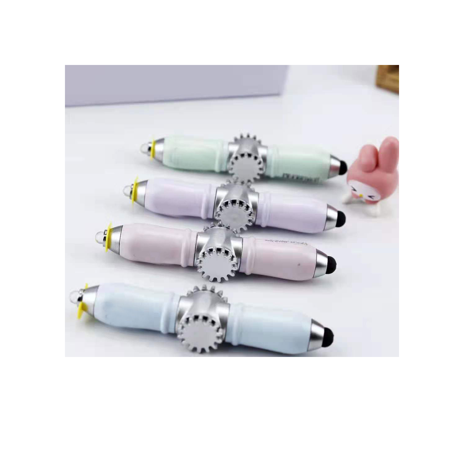 Beautiful AND USFUL LED Fidget Spinner Touch Pen 4