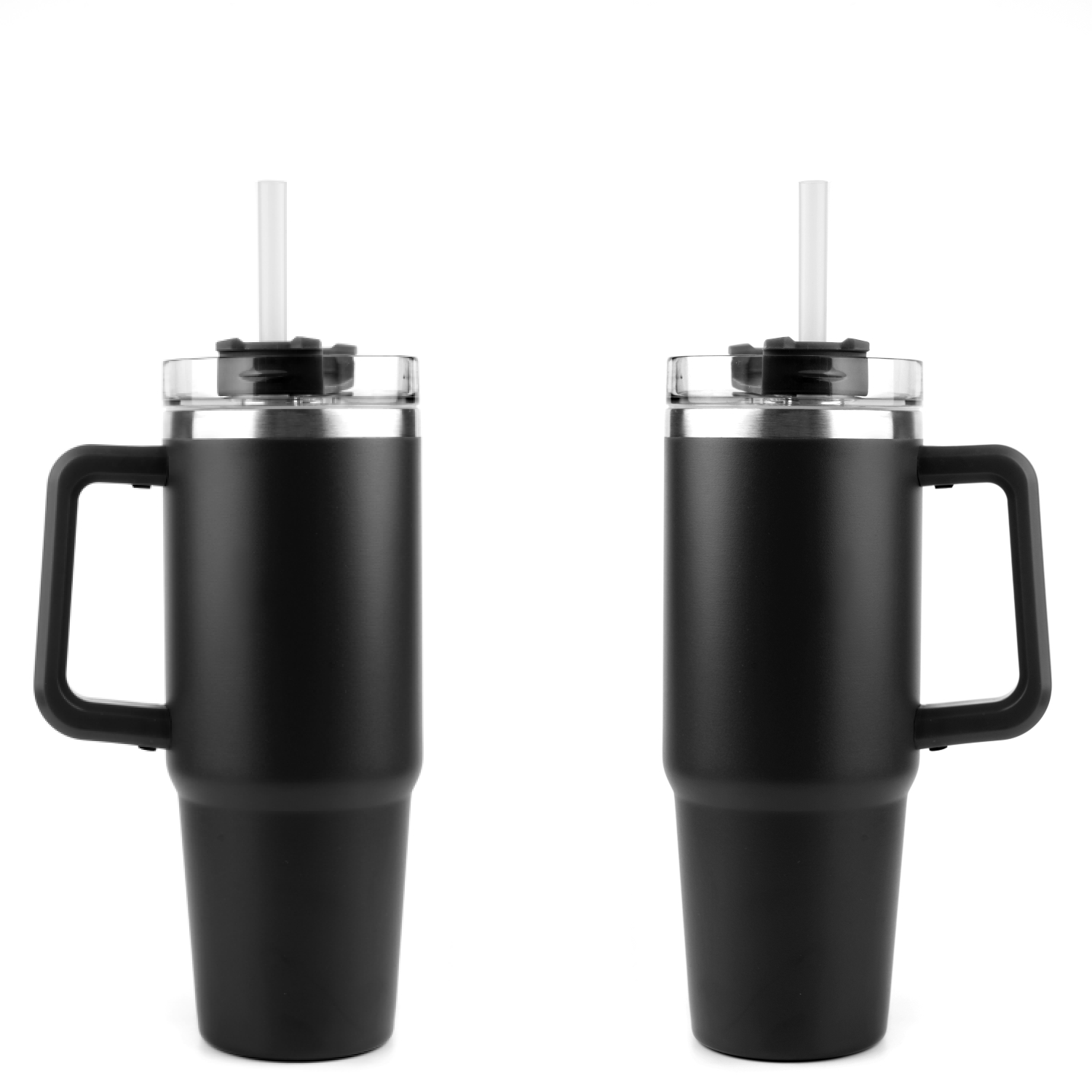 Stainless Steel Tumbler with Handle and Straw, 30 oz. 5