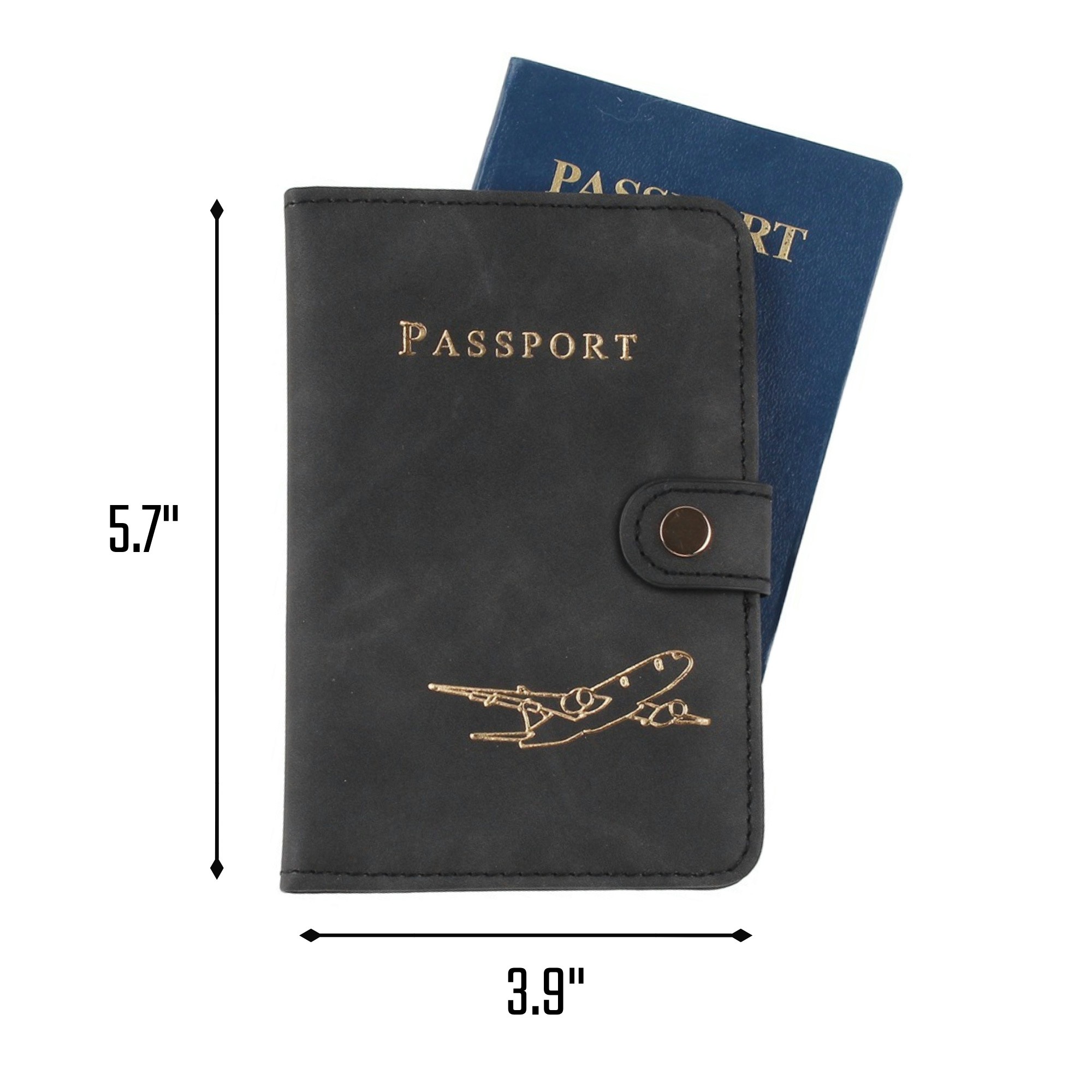 Simple Leather Passport Holder 2