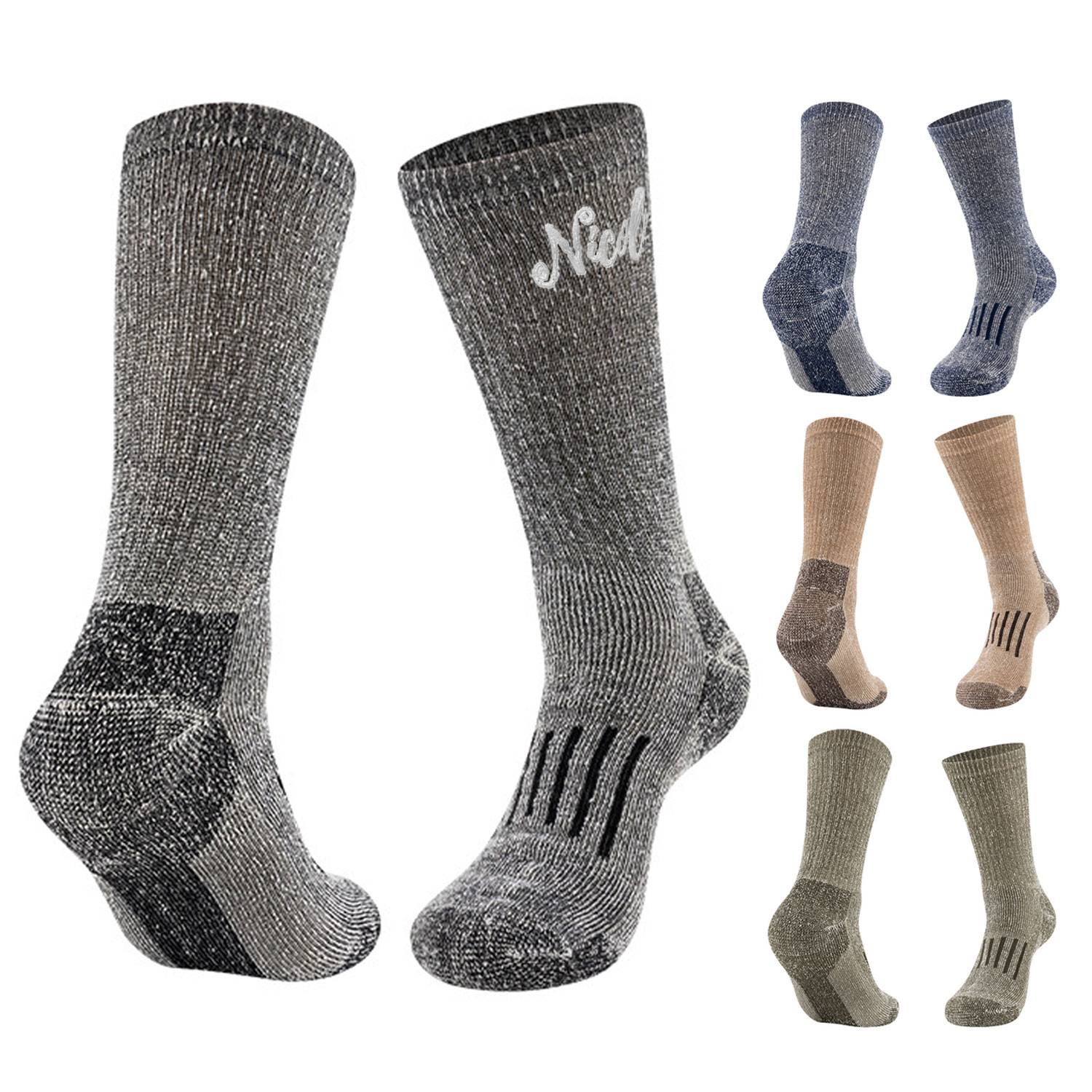 Unisex Moisture-Wicking Breathable Wool Ski Socks 2