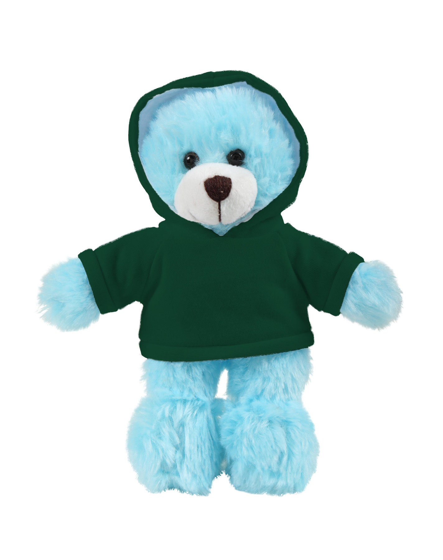 soft plush Blue Bear with hoodie 2
