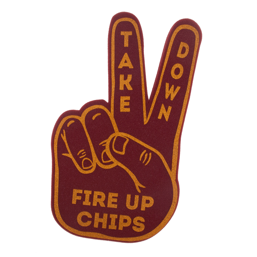 15" Peace/Victory Foam Mitt 1