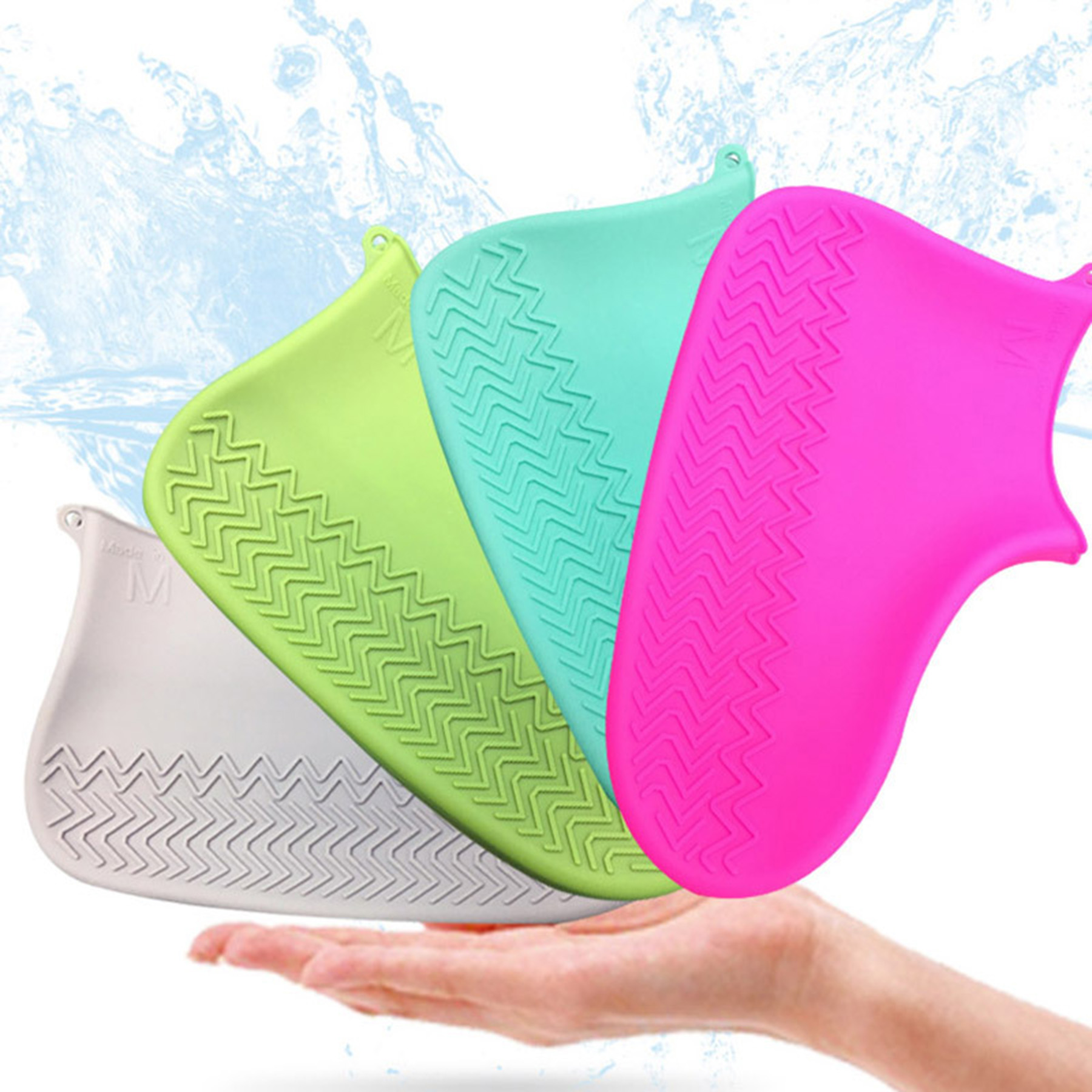 Silicone anti-skid boot waterproof shoe cover 2