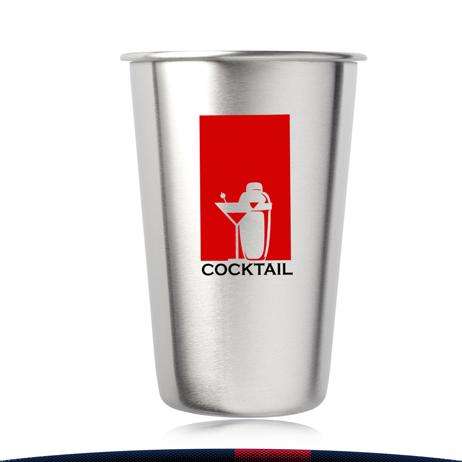 16 oz. Zax Stainless Steel Mixing Glasses 4