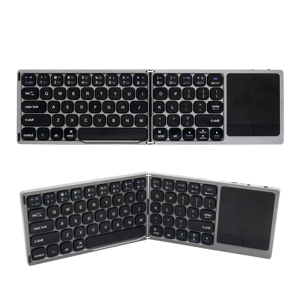 Touch pad; Folding keyboard; TYPE-C charging keyboard; Portable office; Mini foldable keyboard; 4