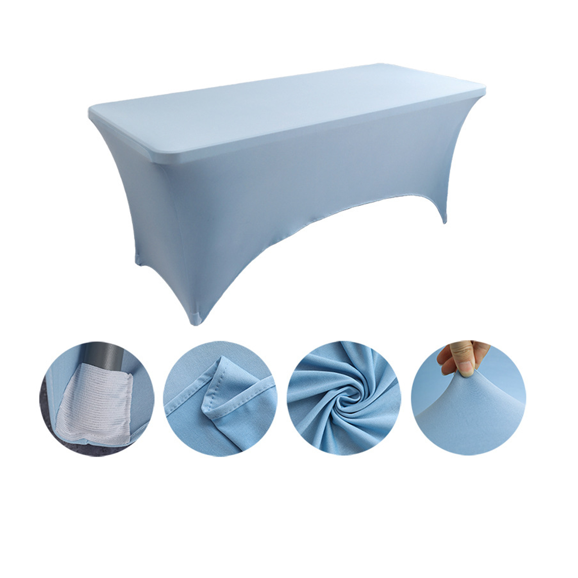 Six Foot Full Color Spandex Fitted Table Cover 25
