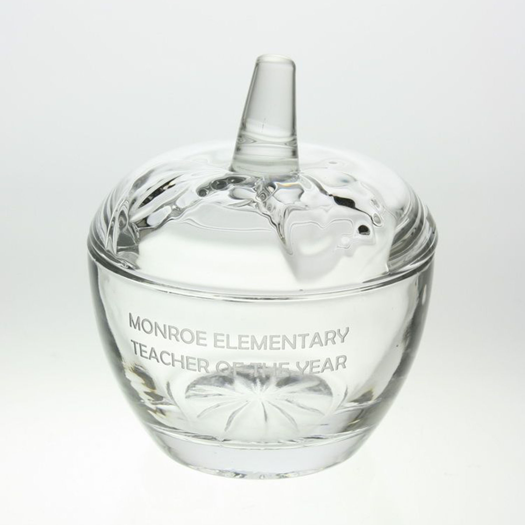 4 1/8" Award - Apple Candy Jar 3
