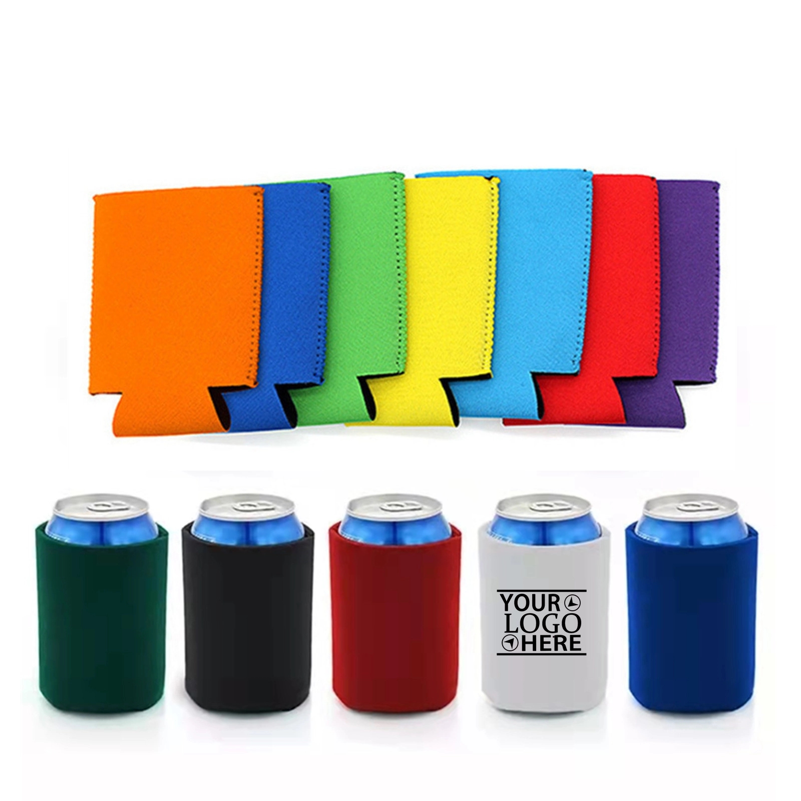 Neoprene Cooling Can Holder, custom koozie with logo imprint 4