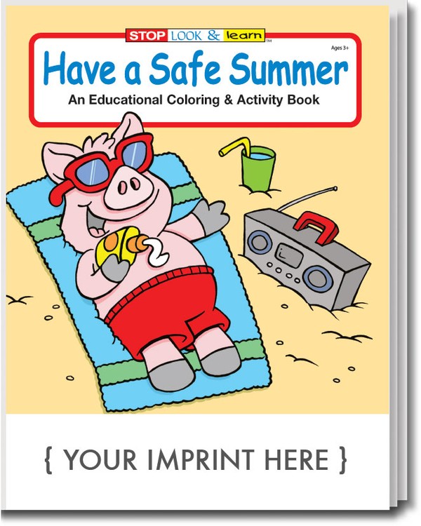 COLORING BOOK - Have a Safe Summer Coloring & Activity Book 2