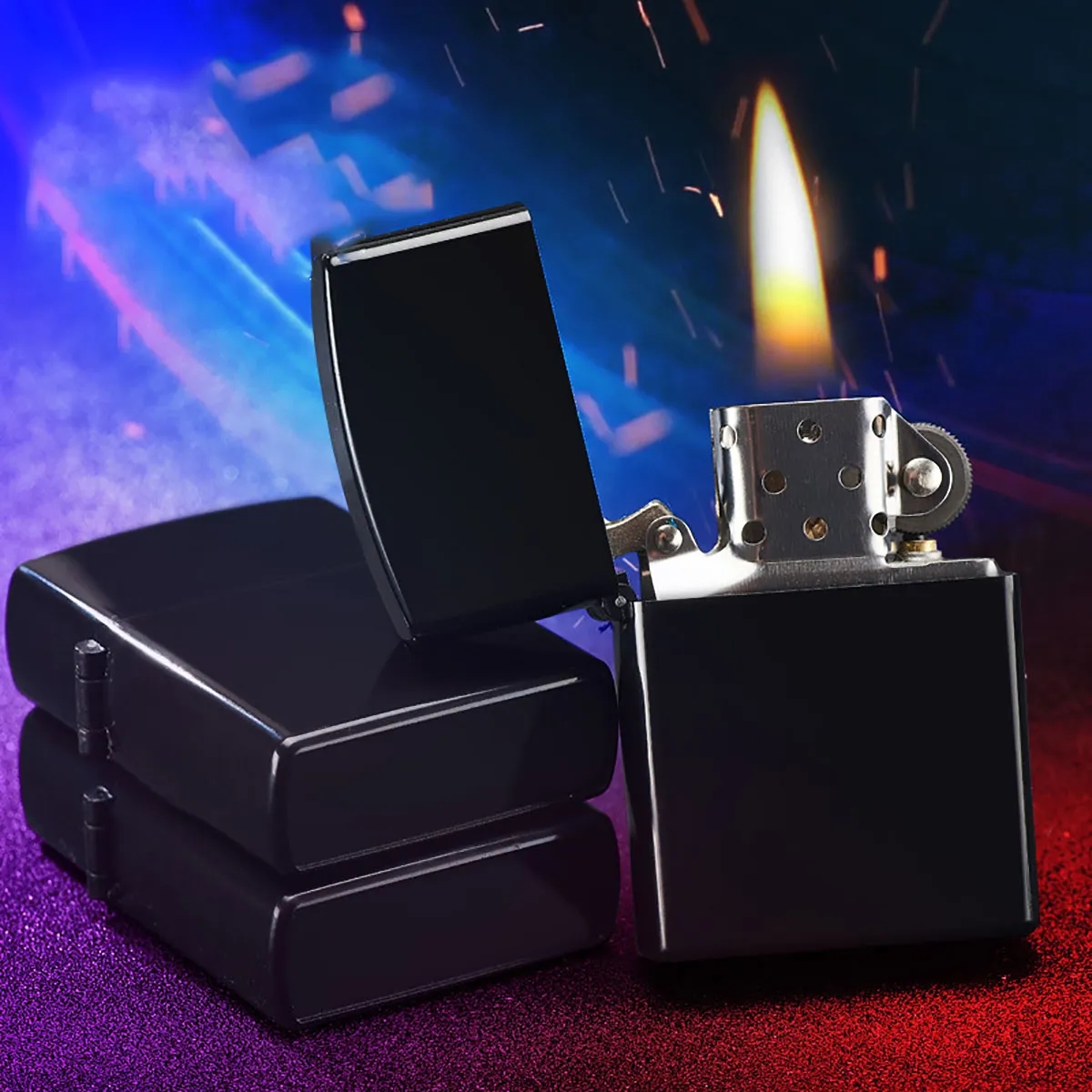 Retro Windproof Metal Lighter 3