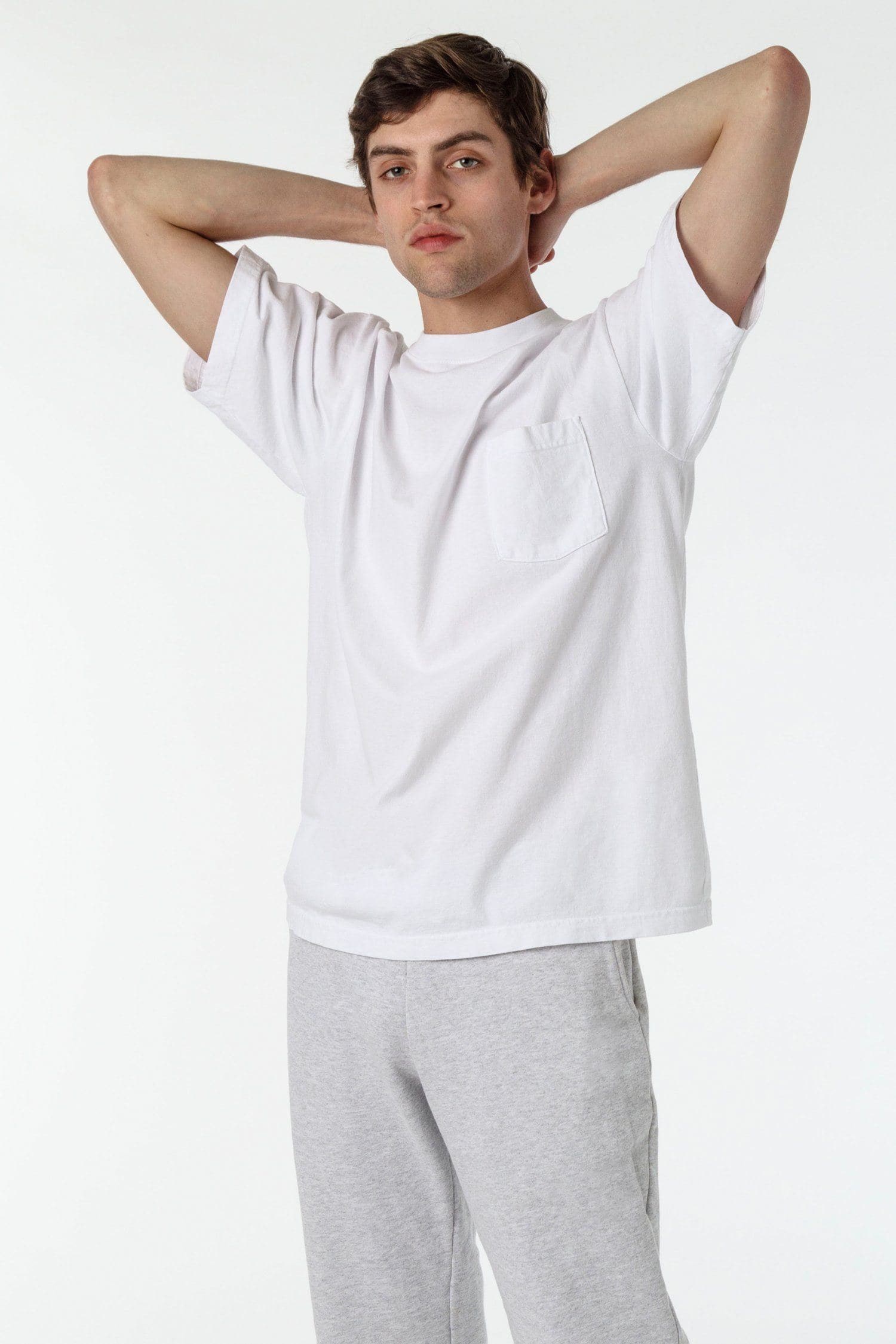 6.5 OZ S/S GARMENT DYE POCKET T-SHIRT 6