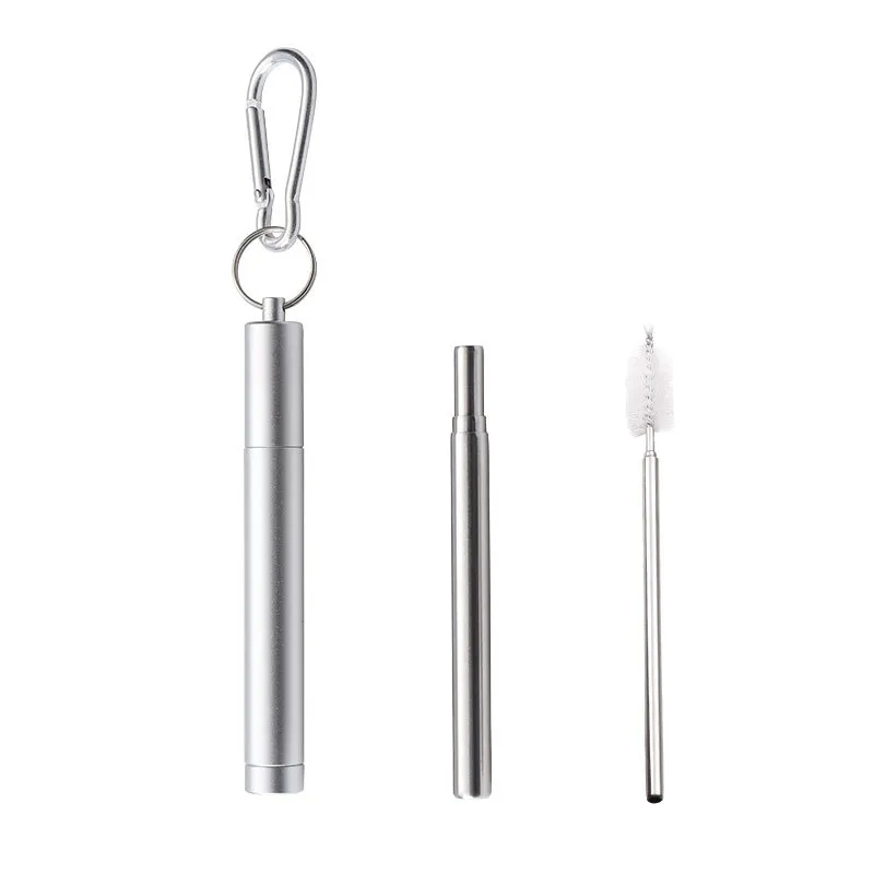 Stainless Steel Straw Set 4