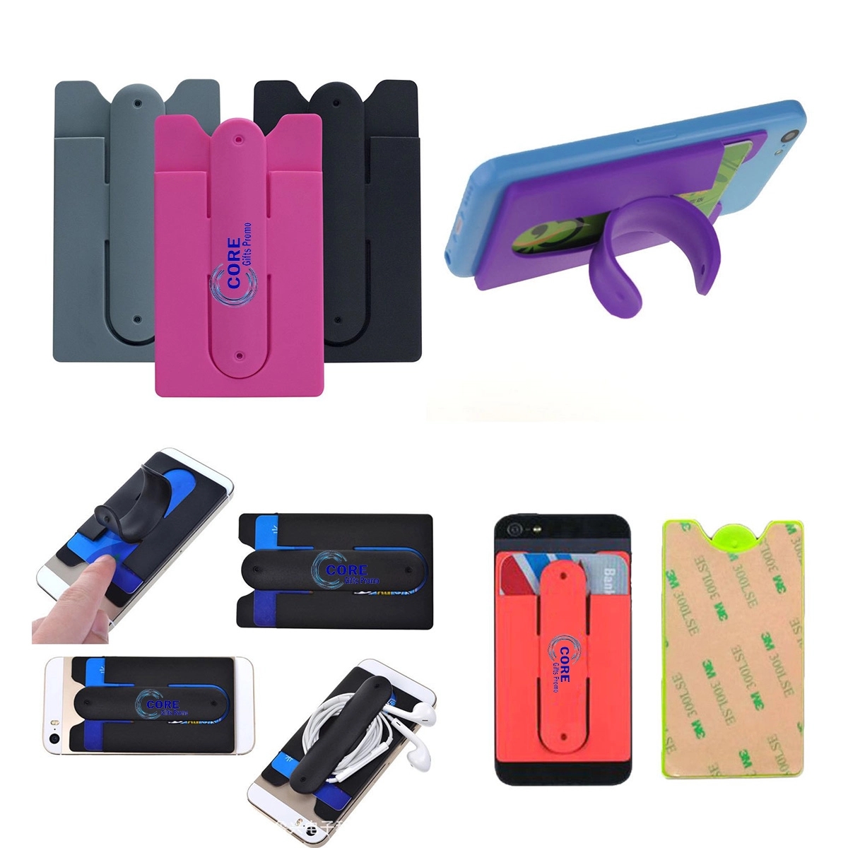 Silicone Phone Wallet With Stand 1