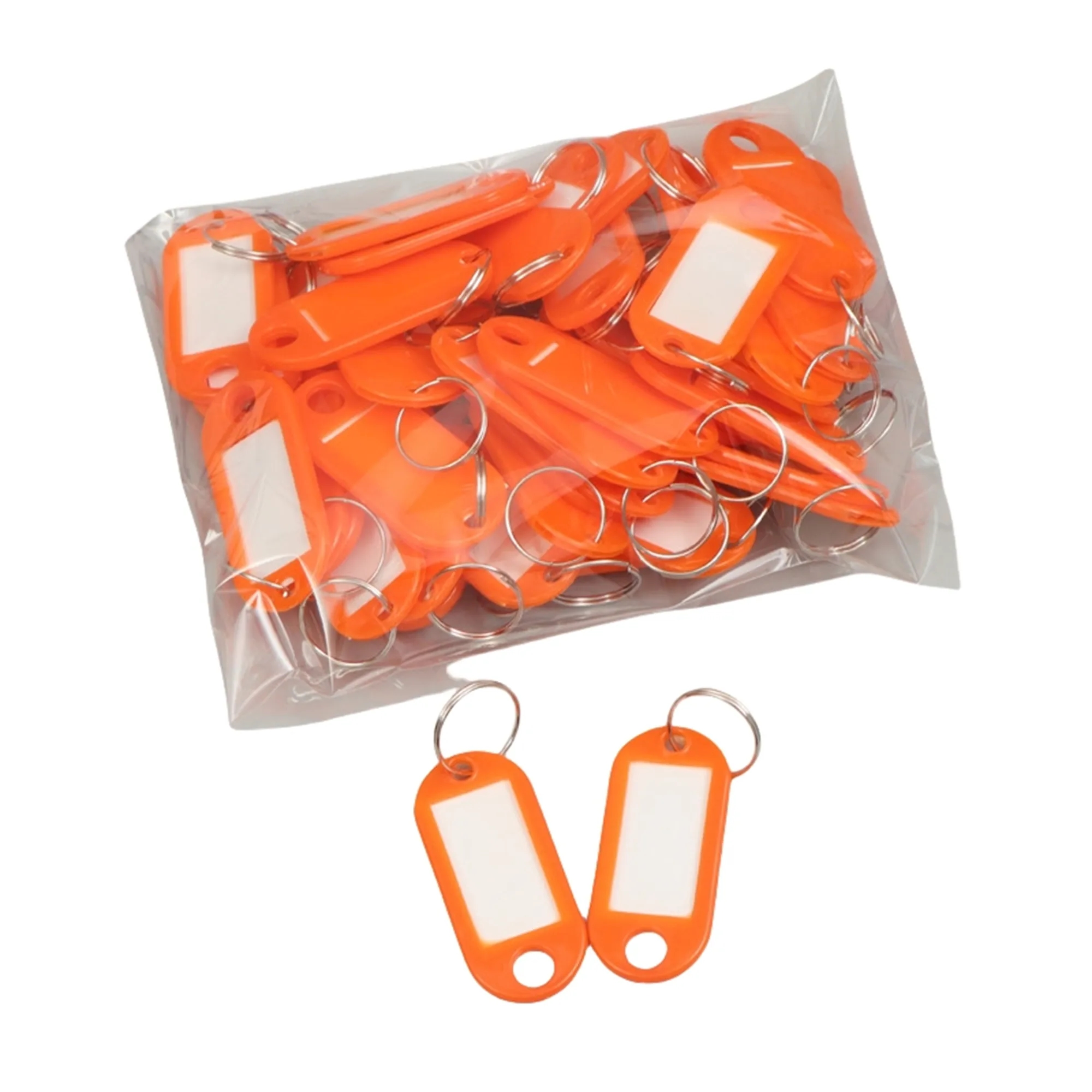 Durable Plastic Key Ring Tag Label Card 2