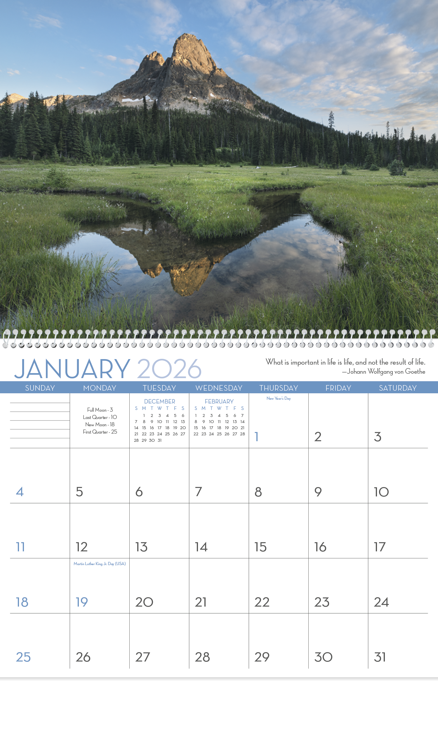 Triumph® Calendars Scenic Inspirations Calendar 40