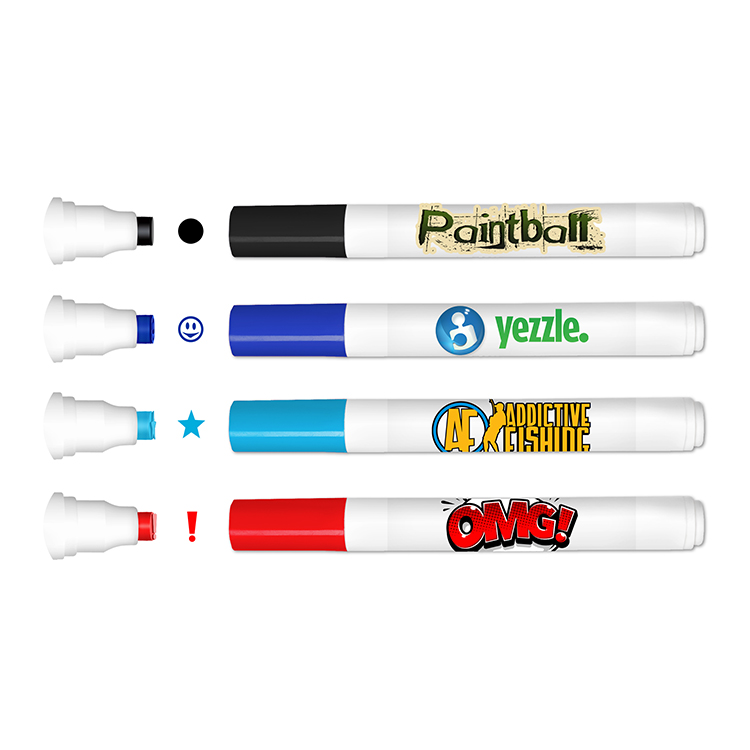 Stamperoos Washable Stamp Markers with Full Color Decal - USA Union Made