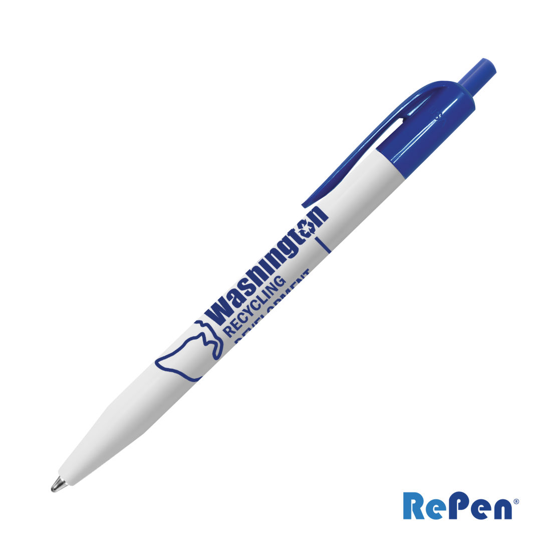 RePen® White Clicker rPET Pen 6