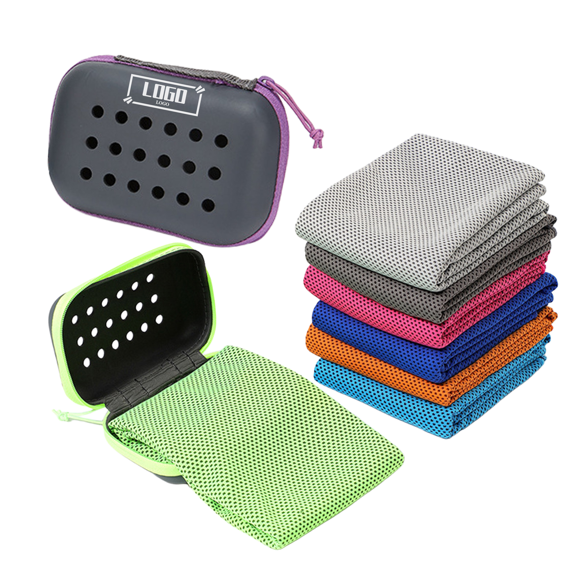 Microfiber Ice Cooling Towel For Sports Gym Yoga Outdoor 2