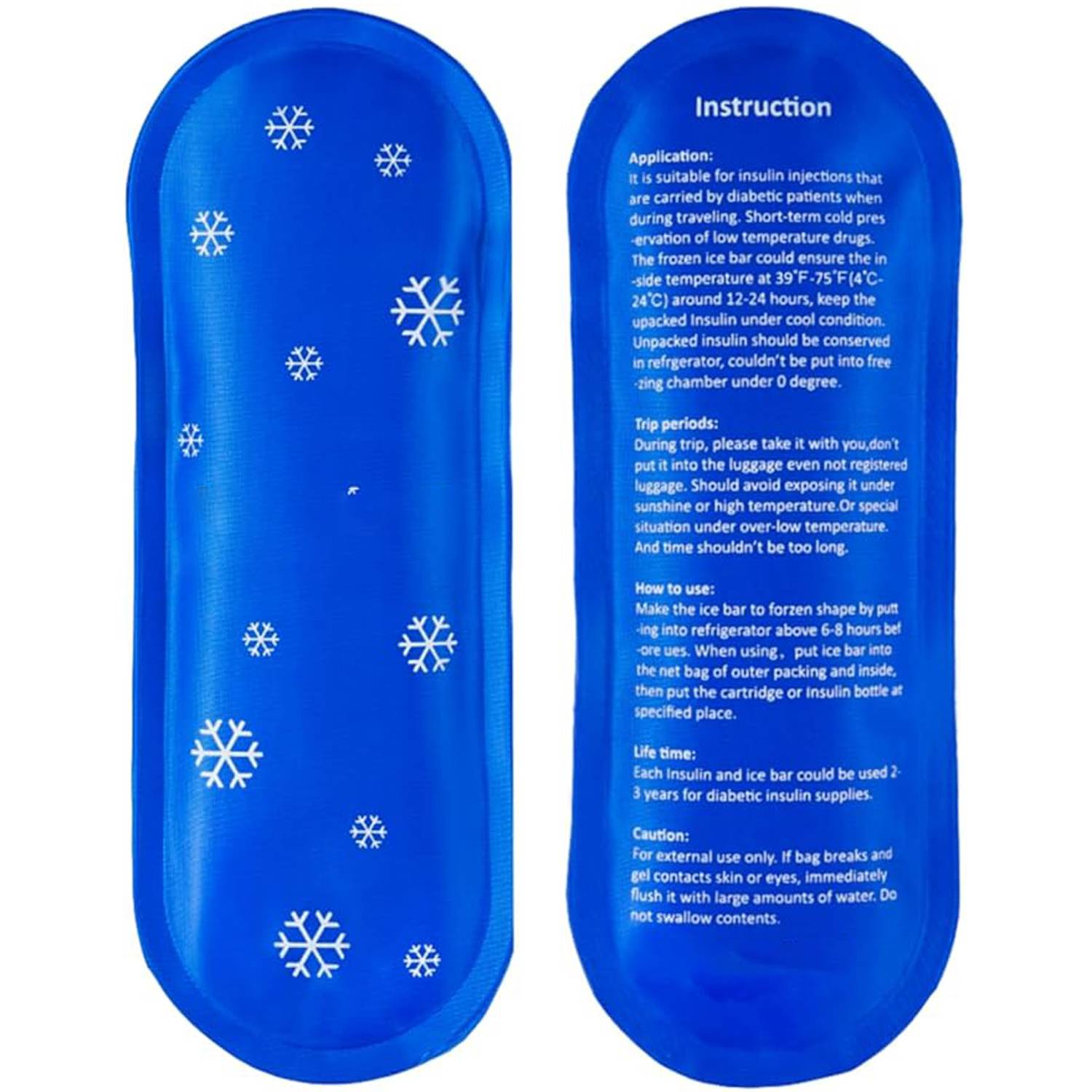 Medical Insulin Bio Gel Cooling Bag—Portable & Nylon 6