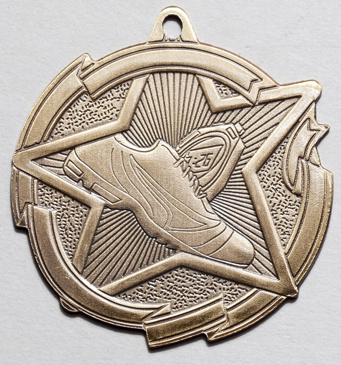 Track Star Medal 2-3/8" 1