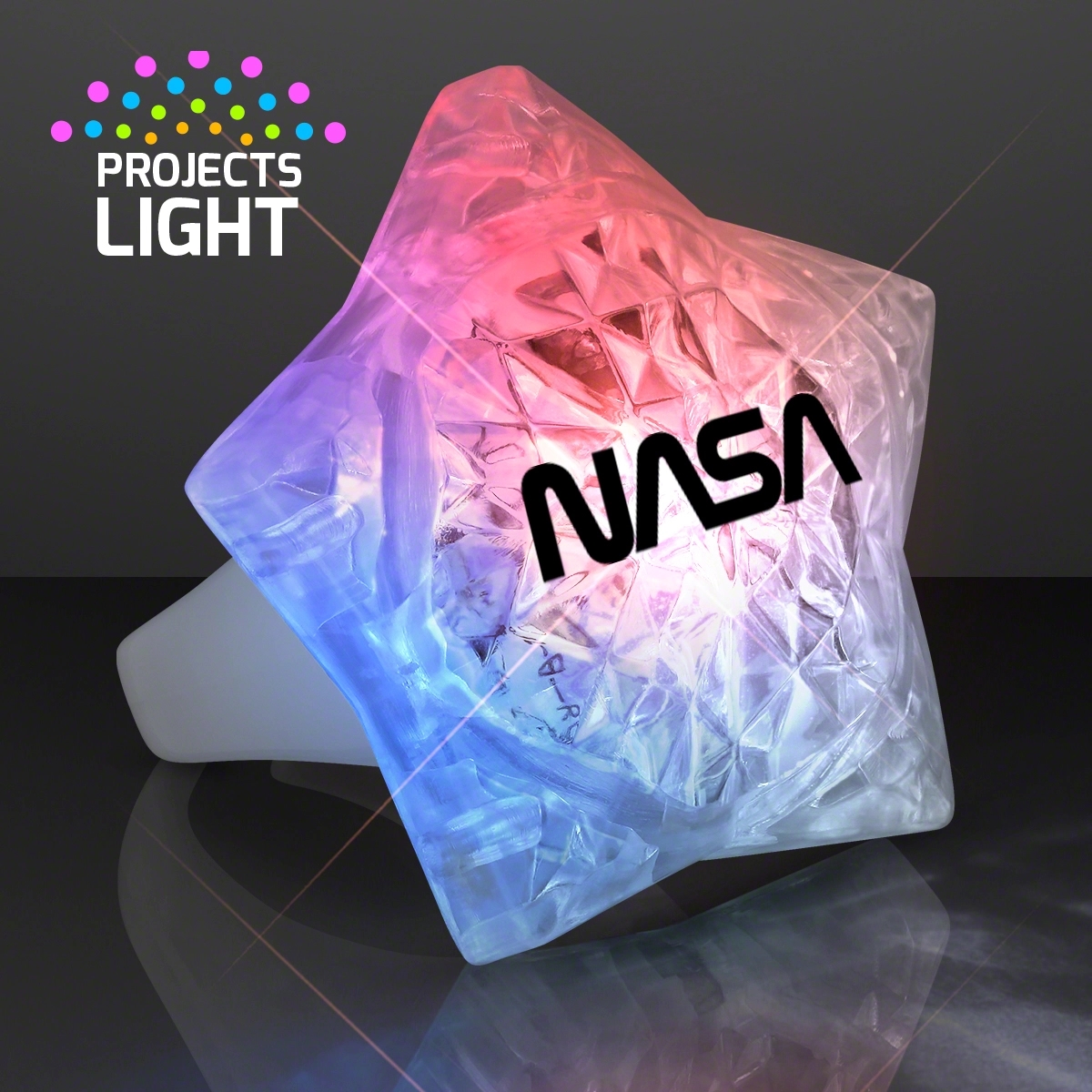 Light Up Crystal Star LED Ring 1