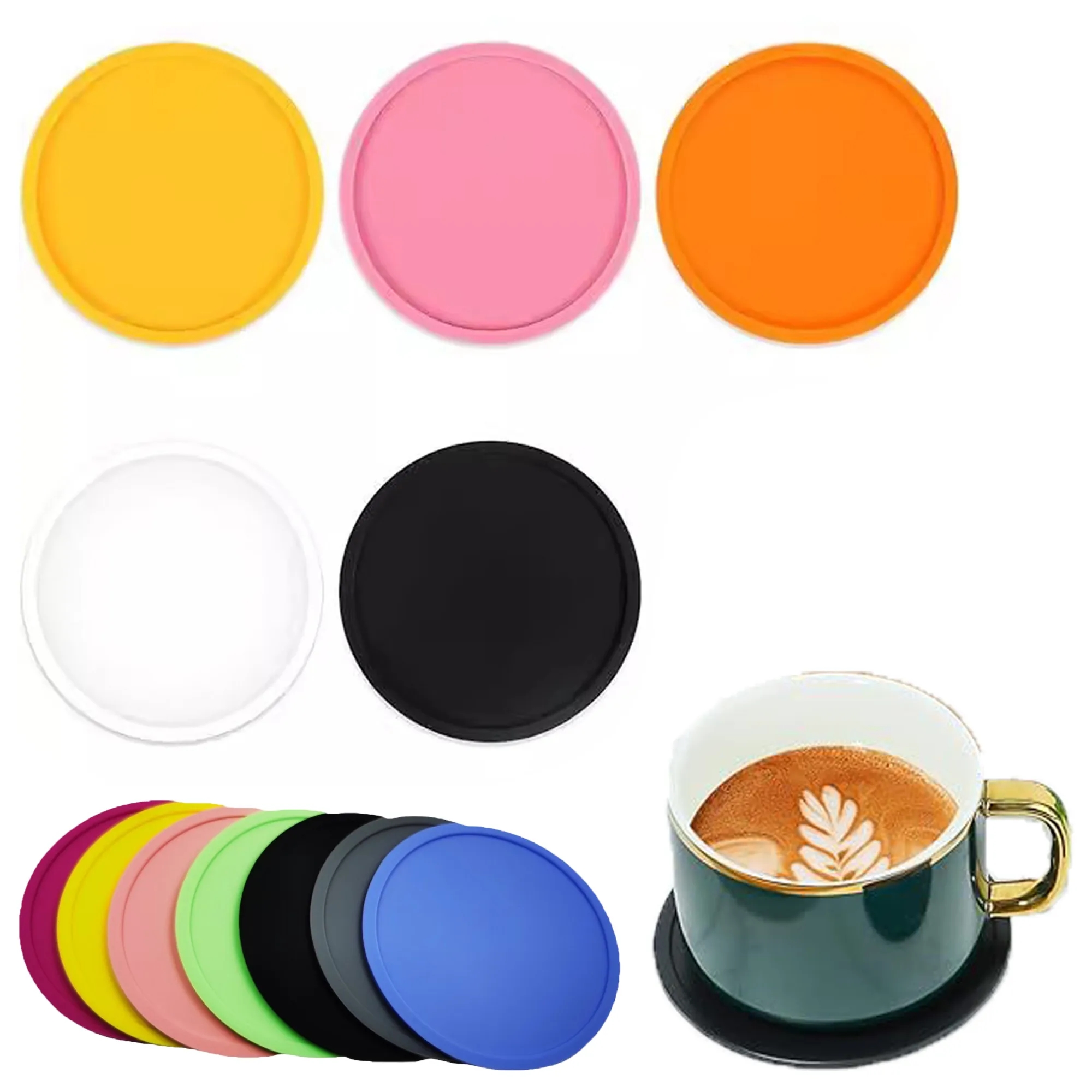 Customized Silicone Anti Slip And Heat-insulating Coaster 2