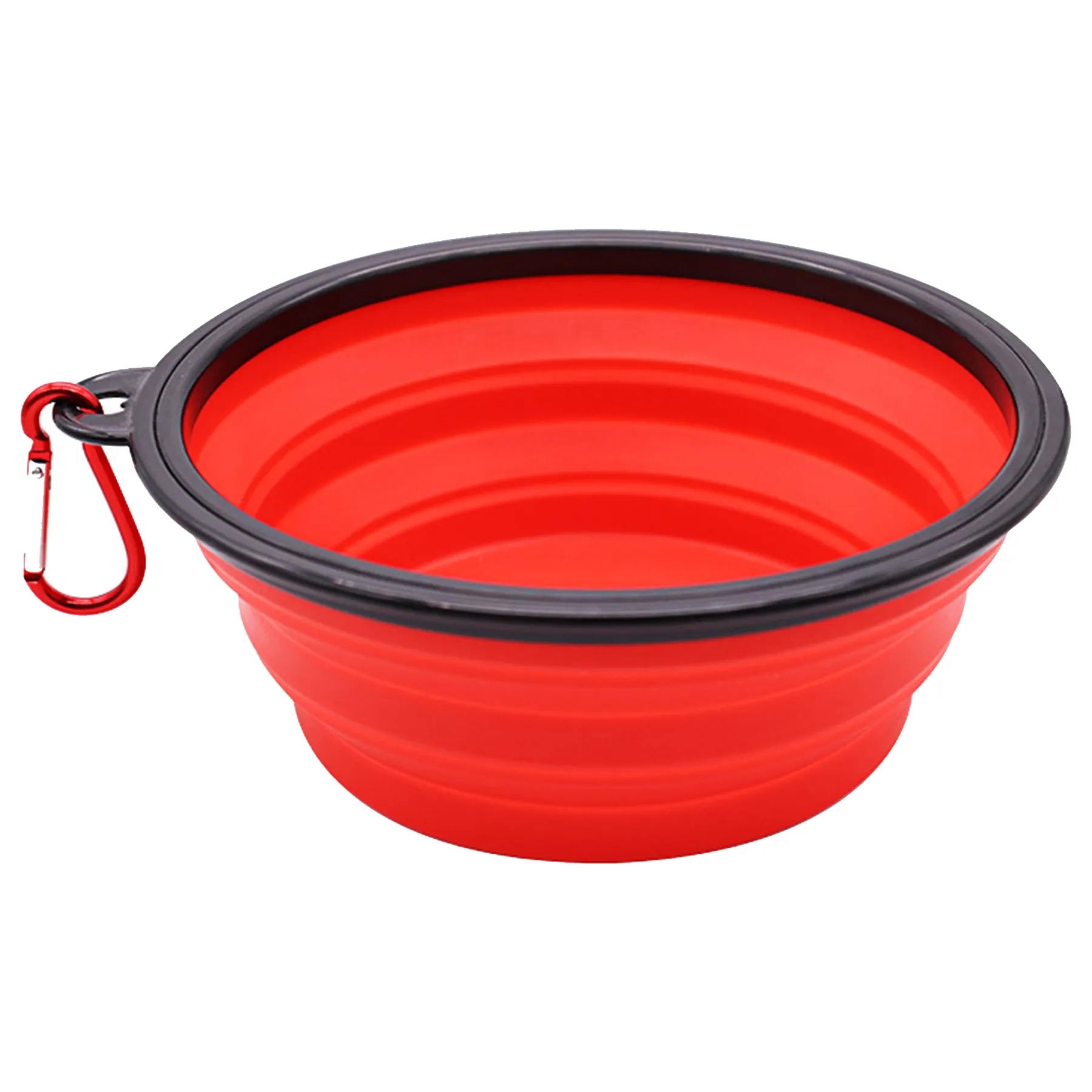 Collapsible Dog Bowl With Carabiner 2