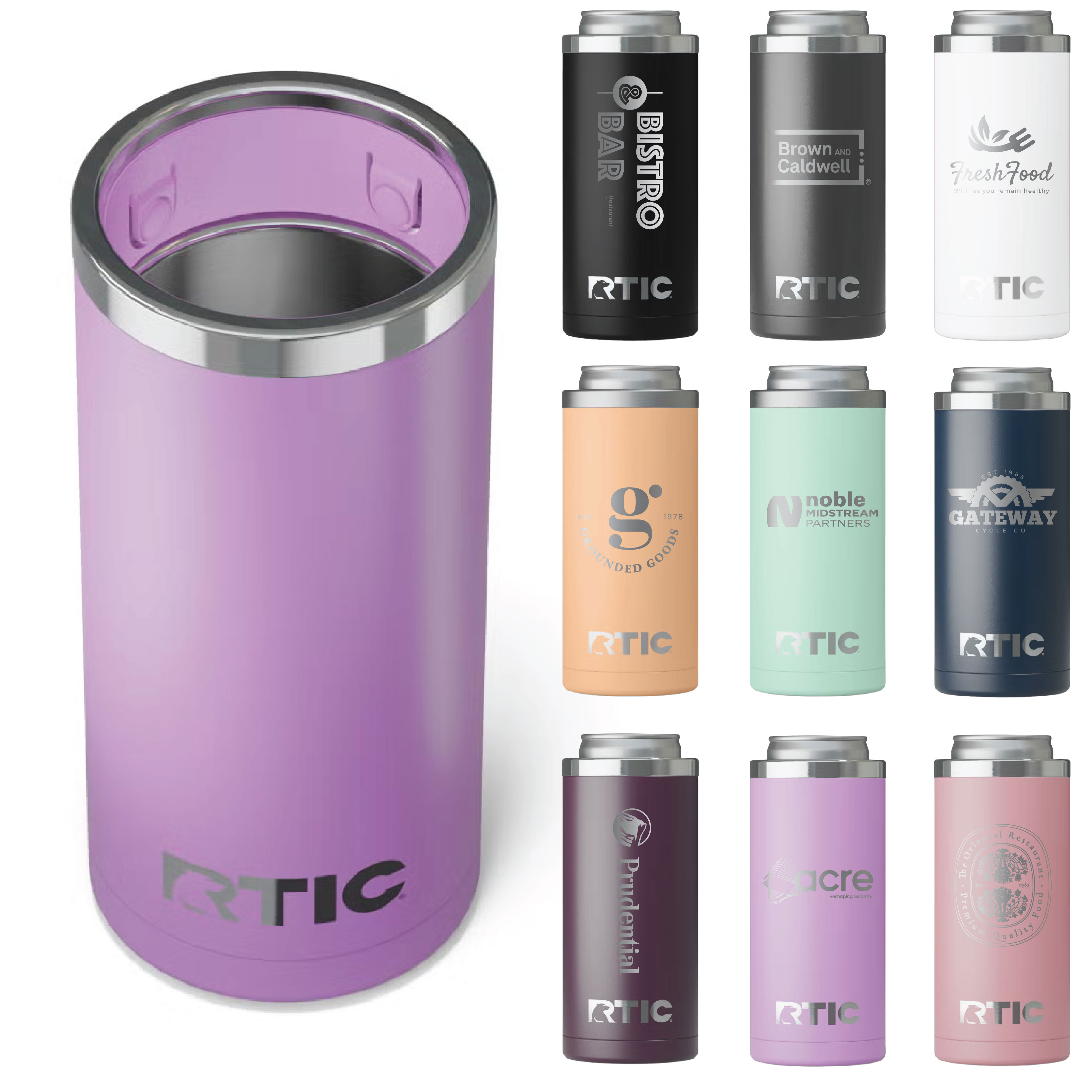 RTIC 12oz. Stainless Steel Skinny Can Coolers
