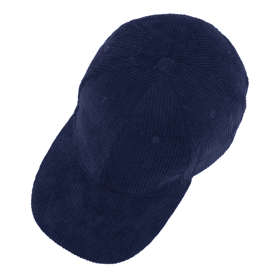 Stock Corduroy 6-Panel Structured Cap w/ Metal Buckle 34