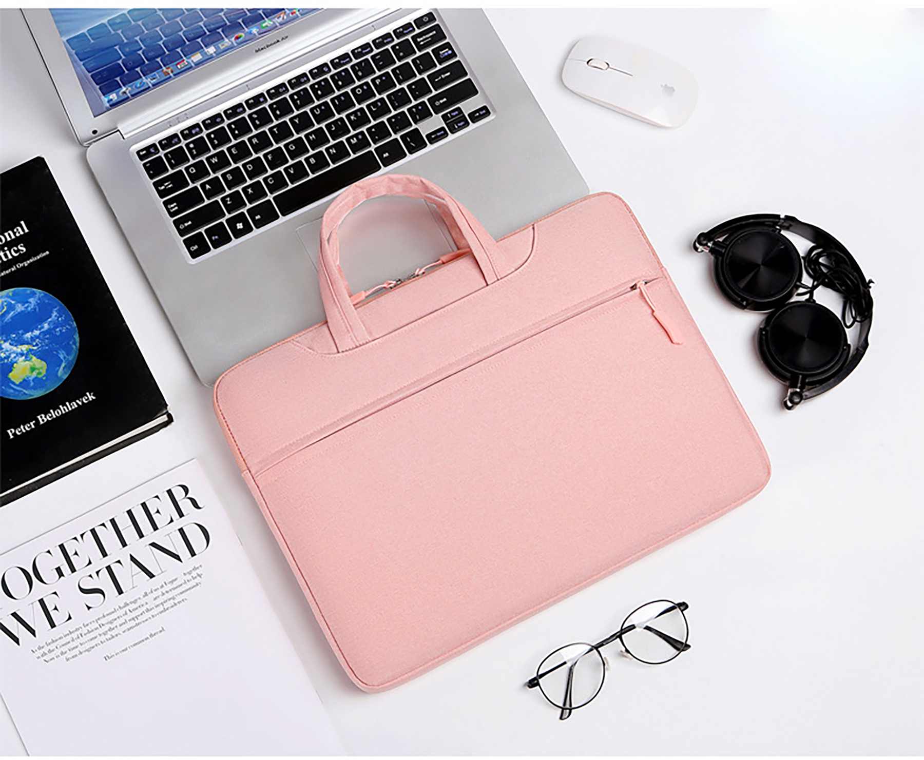 14 inch Laptop Case With Belt 6