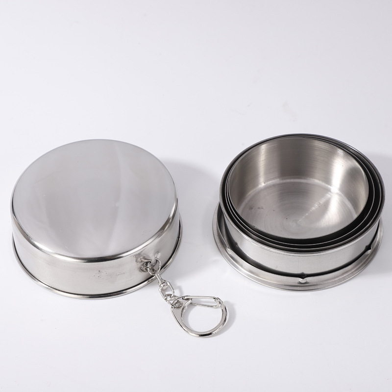 Retractable Stainless Steel Portable Keychain Wine Glass 4
