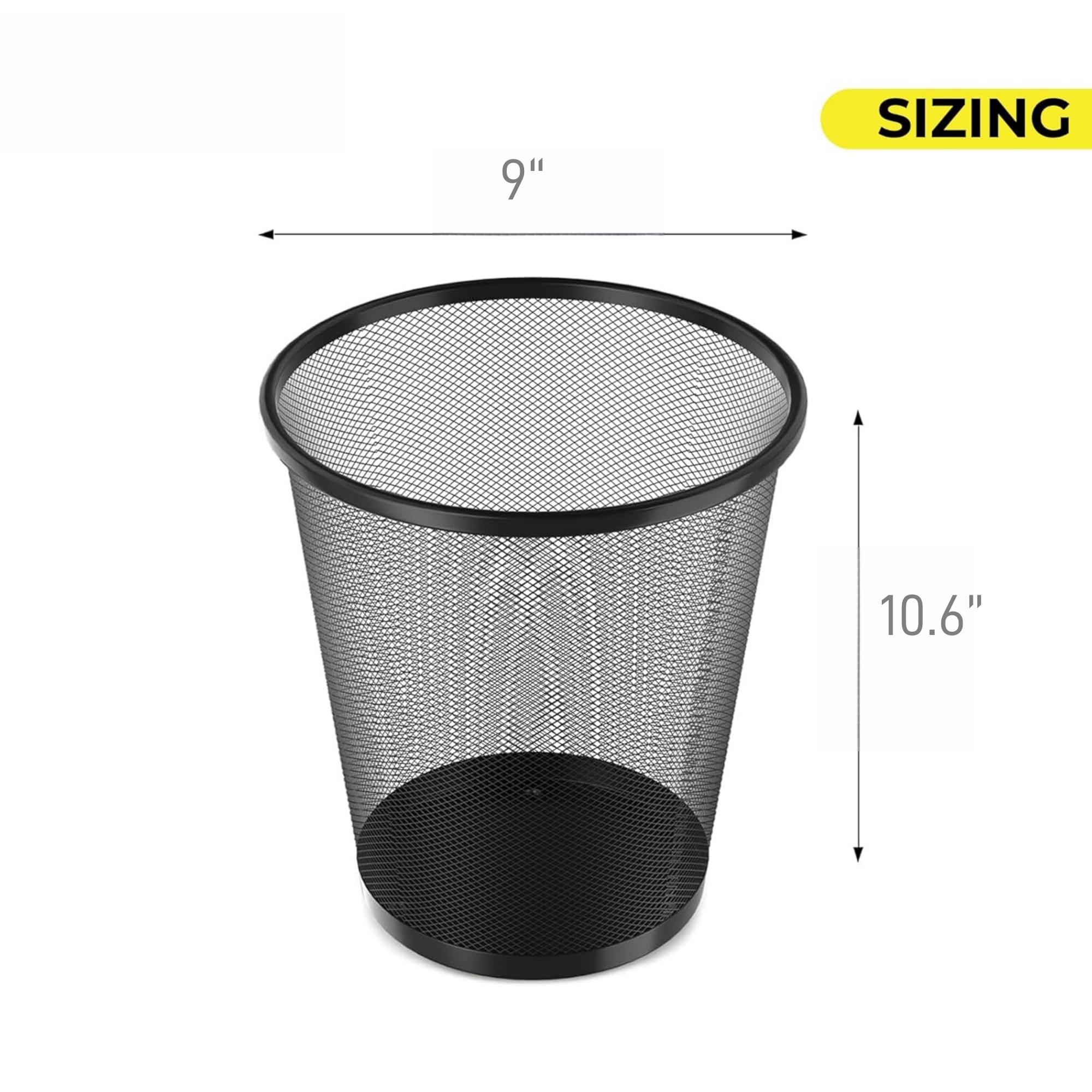Round Mesh Wastebasket 2