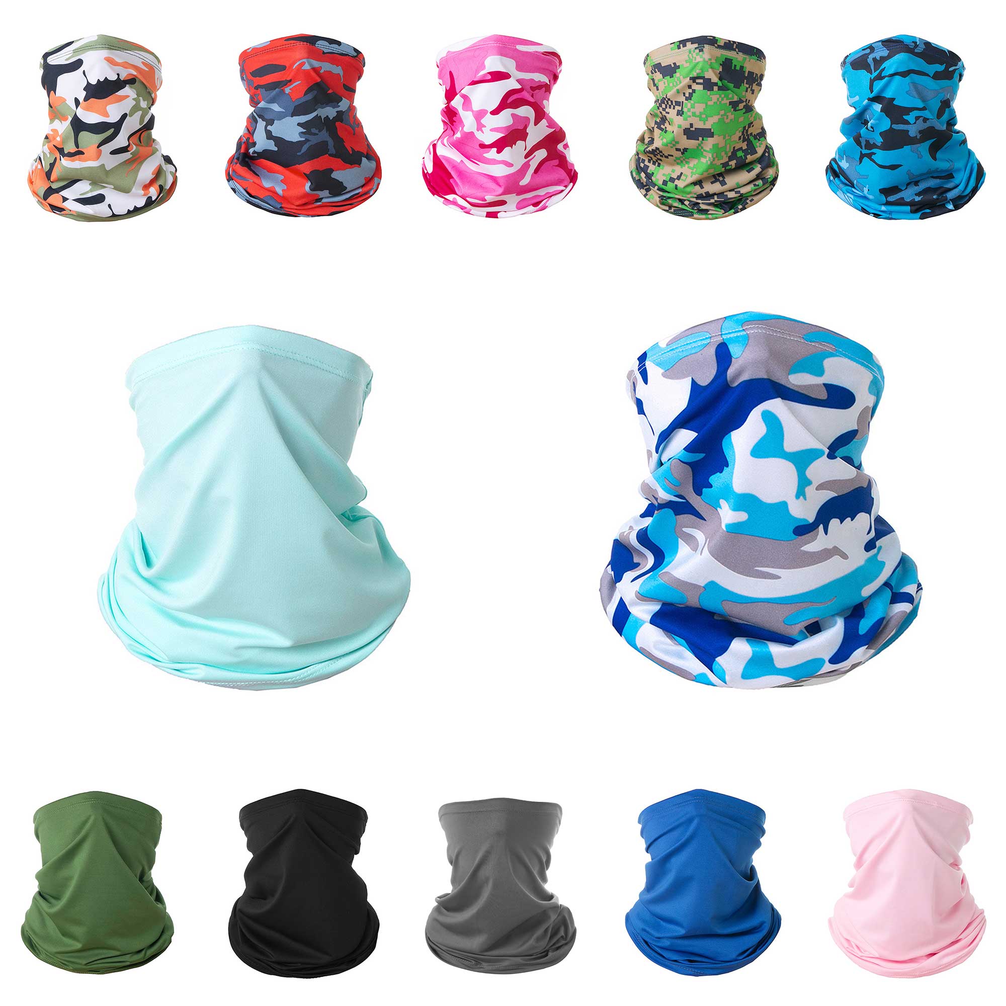 Neck Gaiter Elastic Face Mask 2