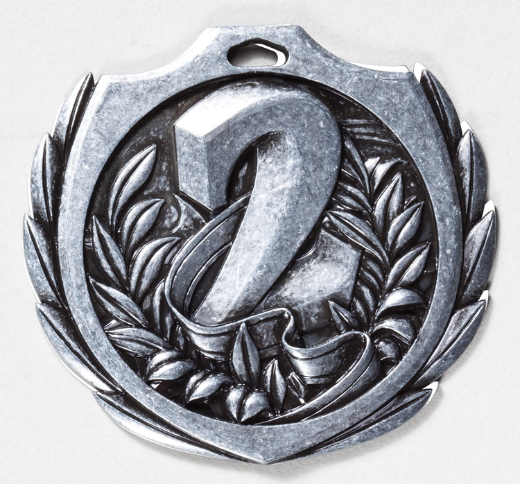 2nd Burst Medal 2 1/4" 2