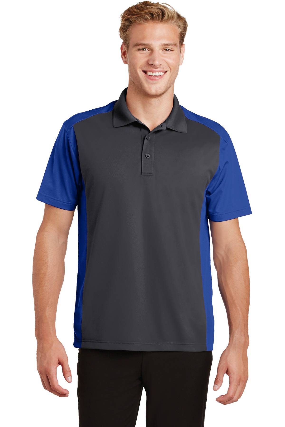 Sport-Tek Colorblock Micropique Sport-Wick Polo. ST652 18