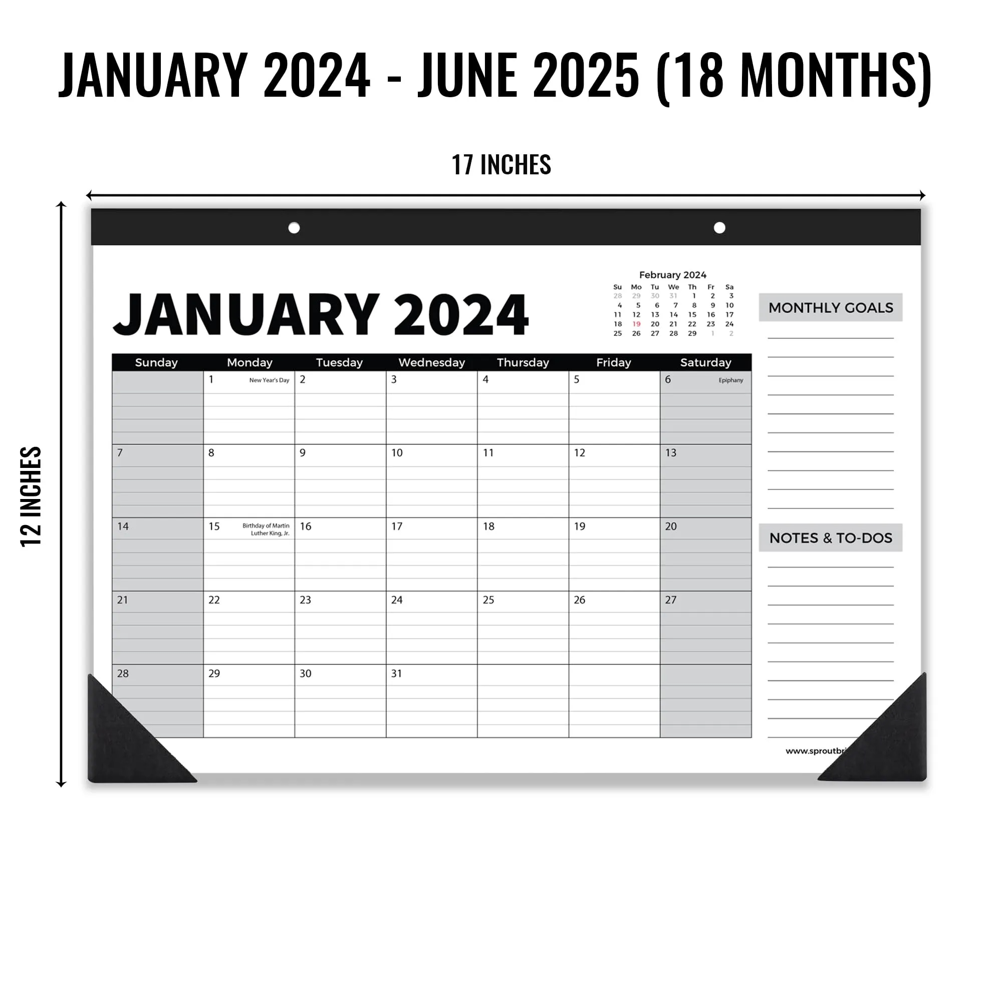 18-Month Desk Calendar 3