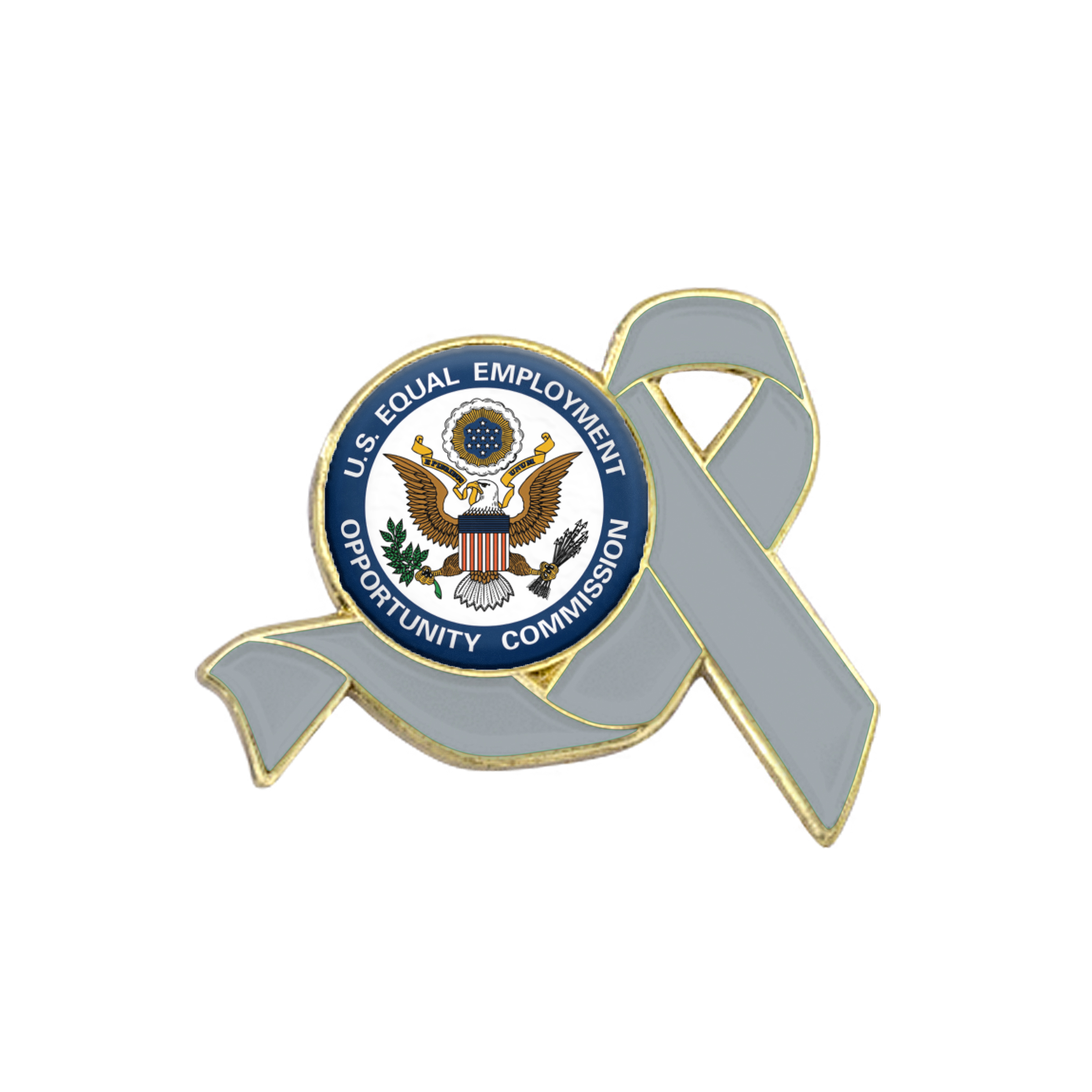 Awareness Ribbon Lapel Pins w/ Custom Logo 14