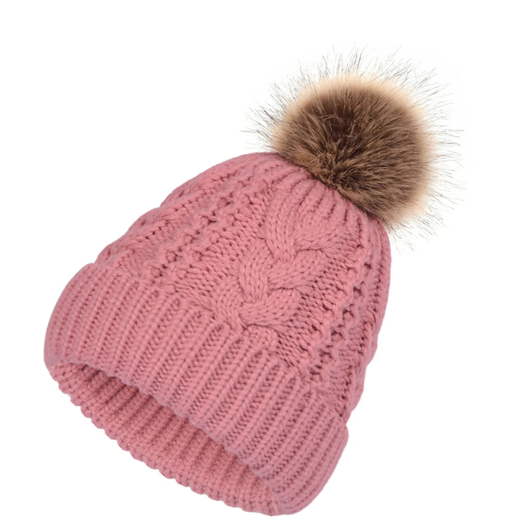 Cozy Double-Layer Thick Knit Beanie 9