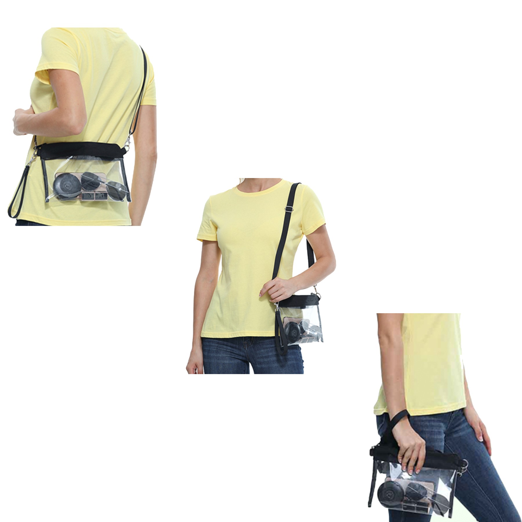 Clear Crossbody Purse Bag With Handle 2