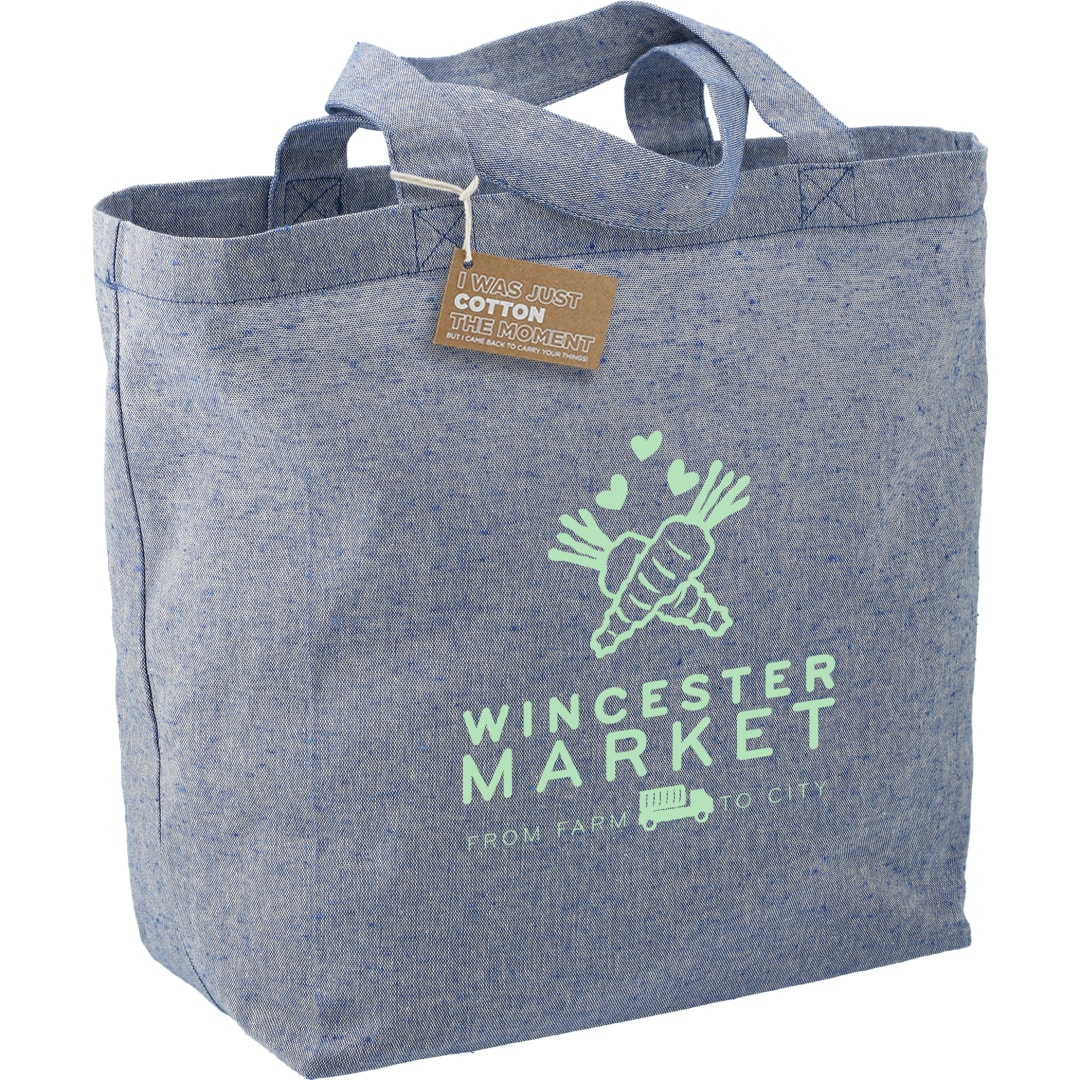 Recycled 5oz Cotton Twill Grocery Tote 17