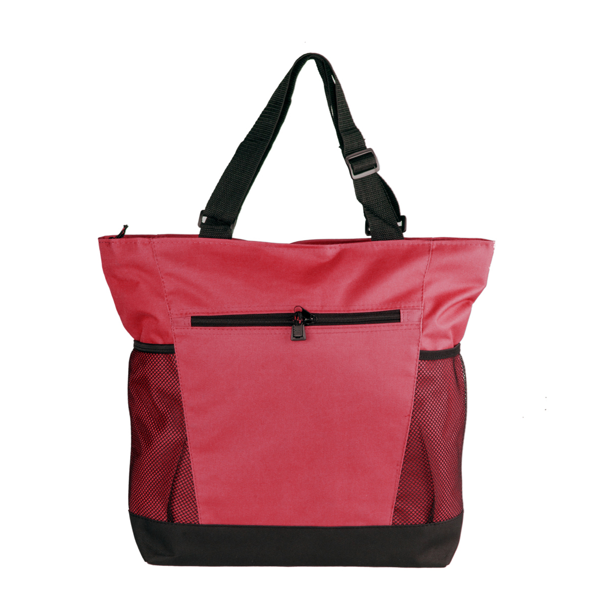Adjustable Handle Zipper Tote, custom tote bag with logo imprint 6