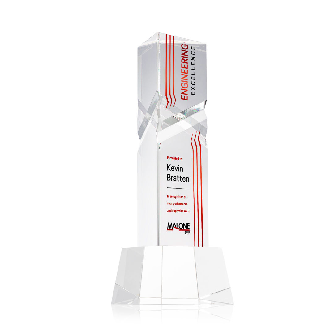 Oakham VividPrint™ Award on Robson Base - Clear 9