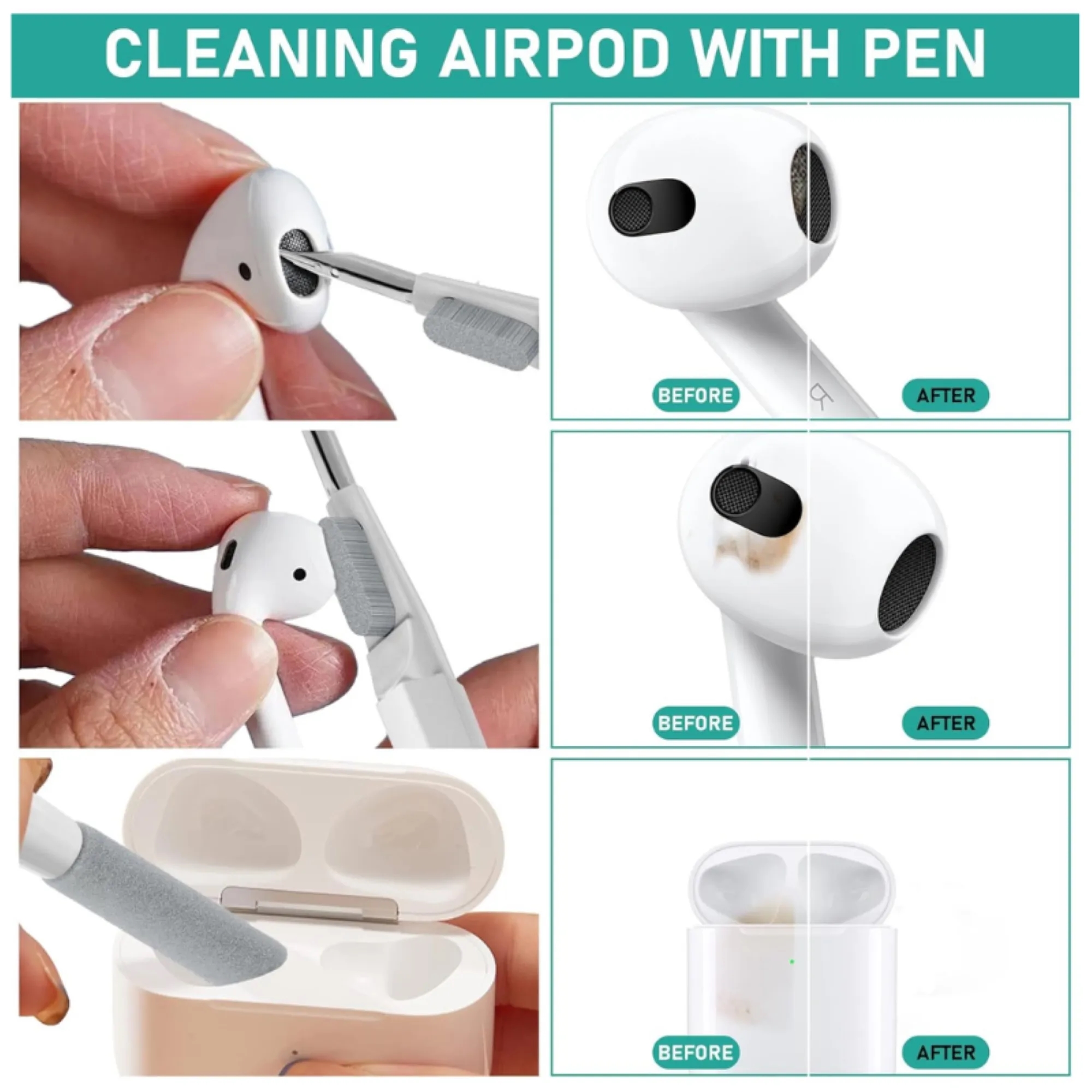 4-in-1 Multi-purpose Cleaning Pen 4