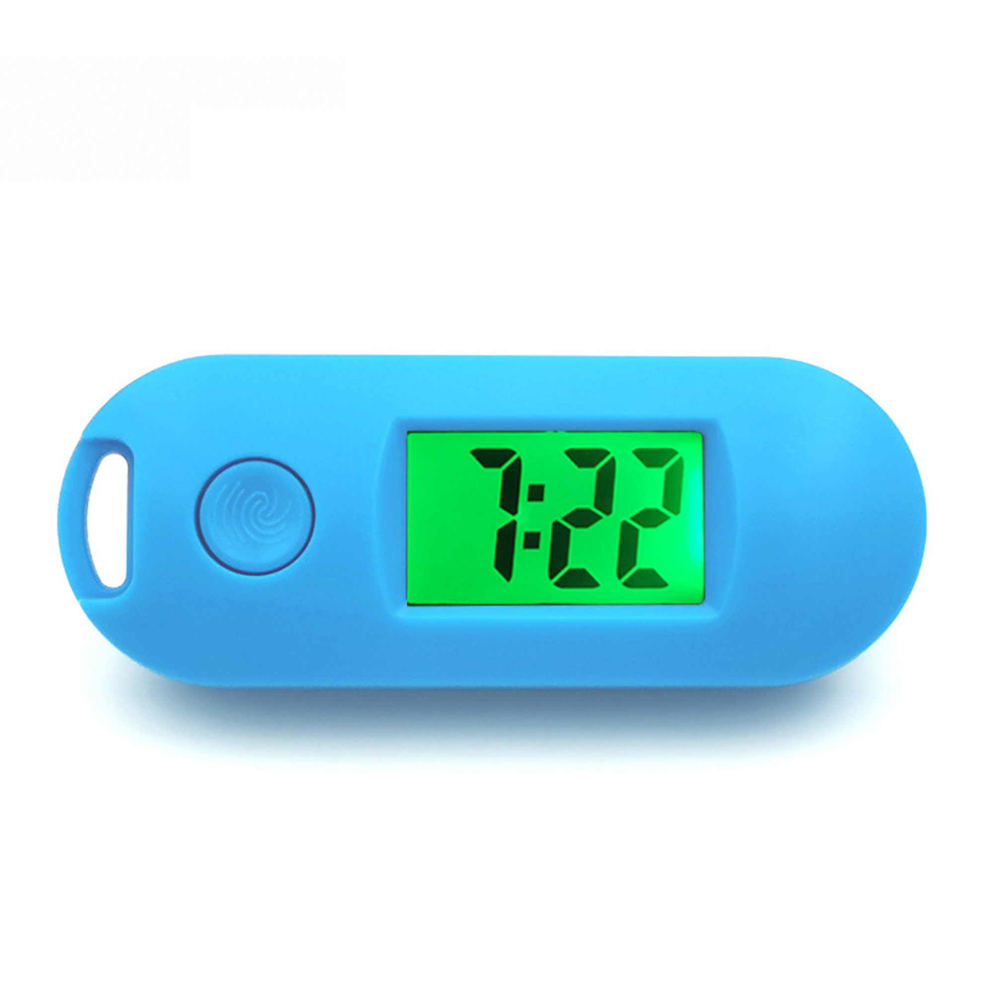 Portable Capsule Digital Keychain Clock 4