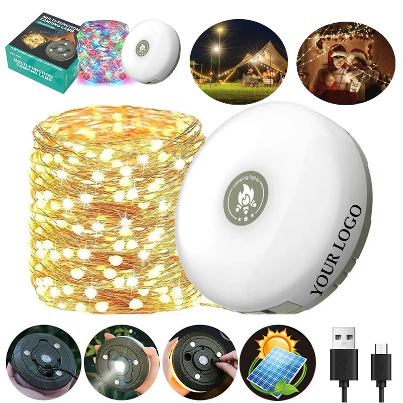 Rechargeable Camping Lantern Lamp String Light 3