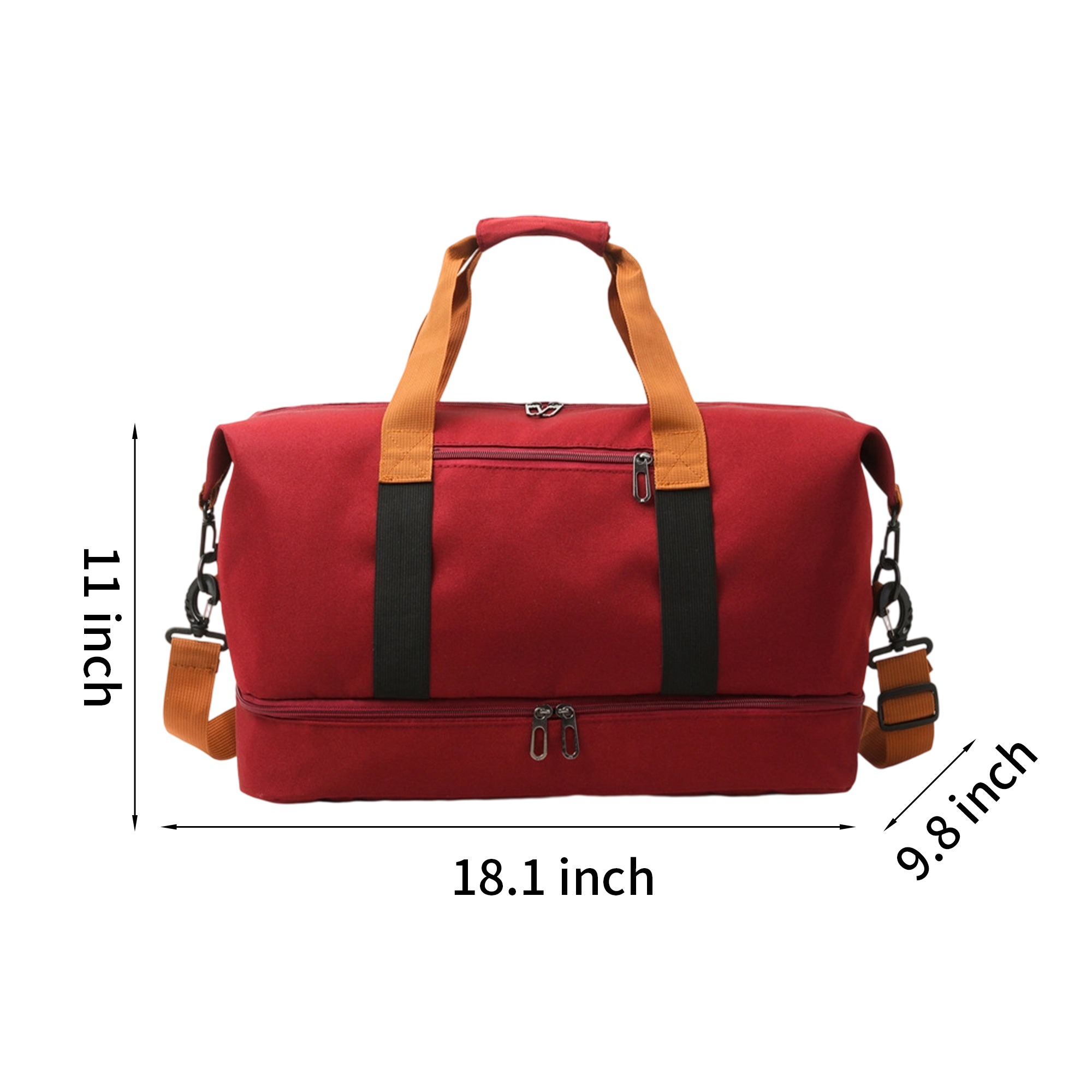 Oxford Large Capacity Travel Bag With Multiple Compartments 2